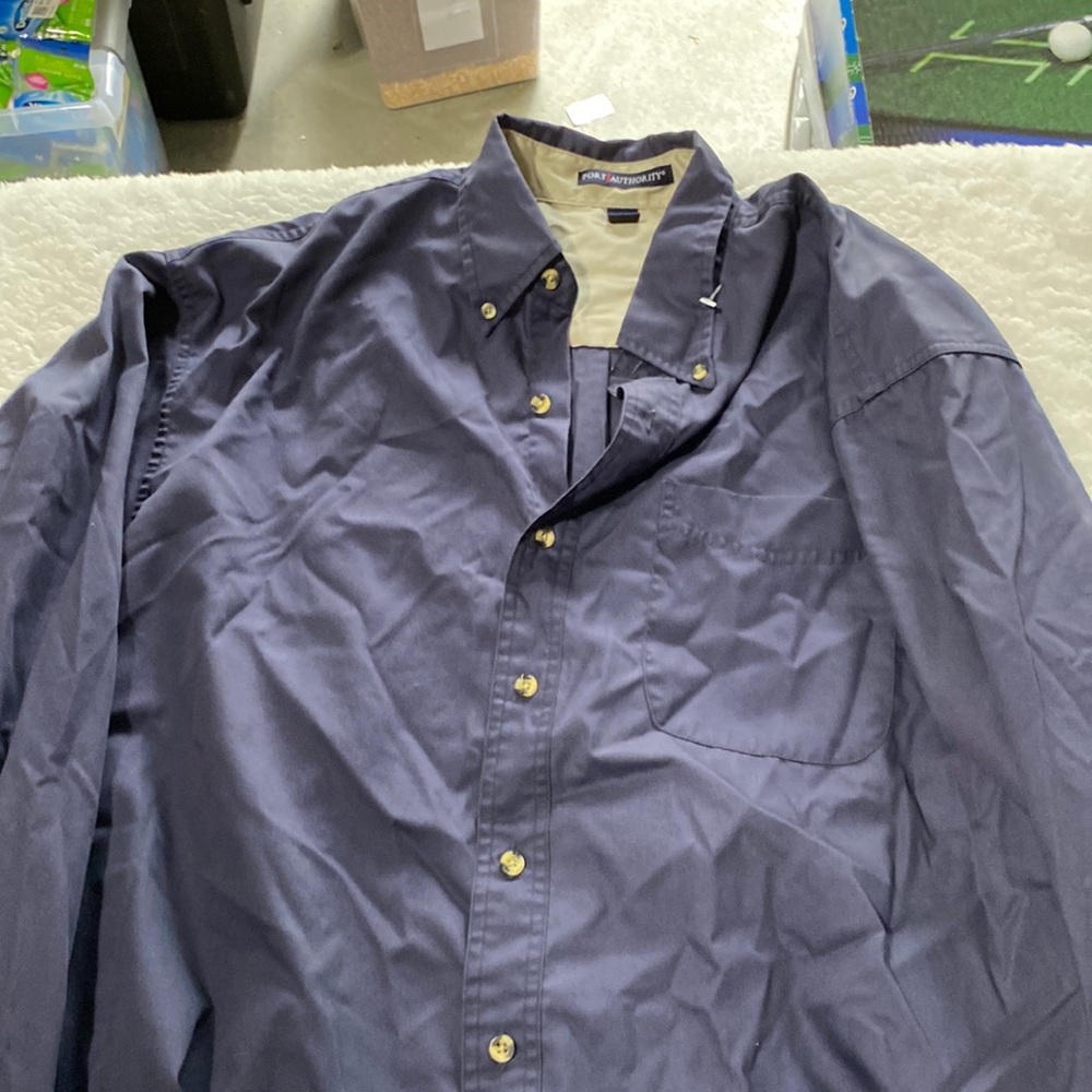 Port Authority button down shirt.  213